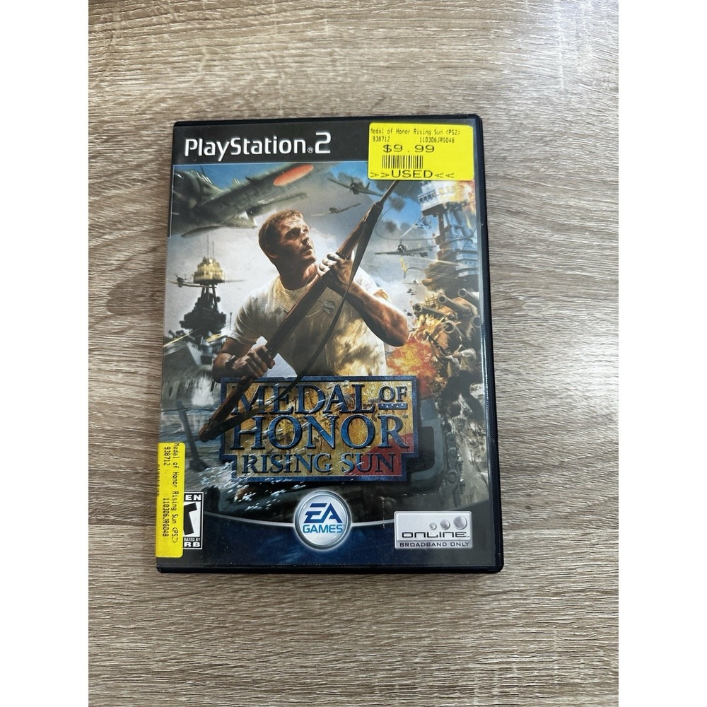 Medal of Honor Rising Sun Game PlayStation 2, 2003) PS2